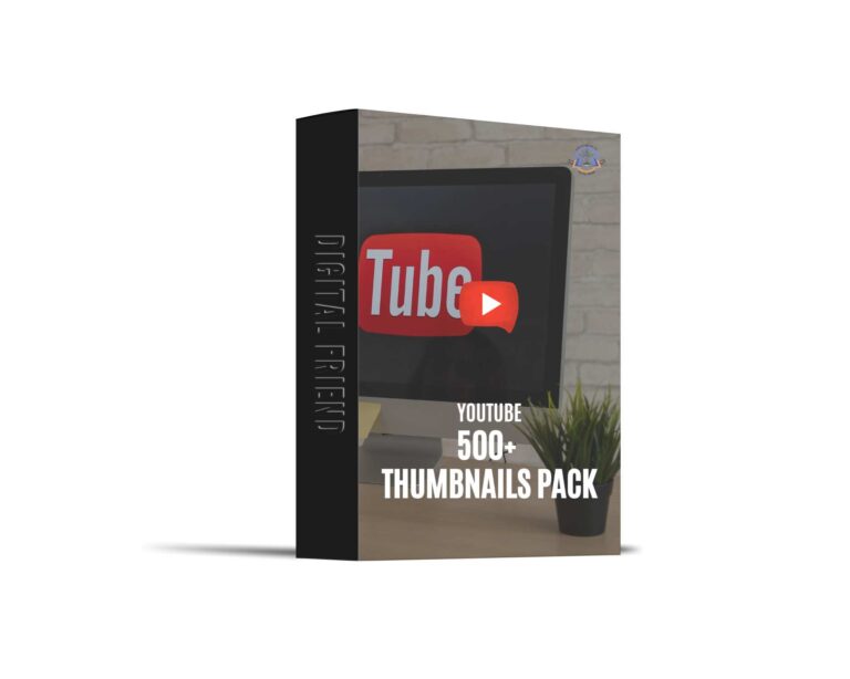 500+ YouTube Thumbnails Pack